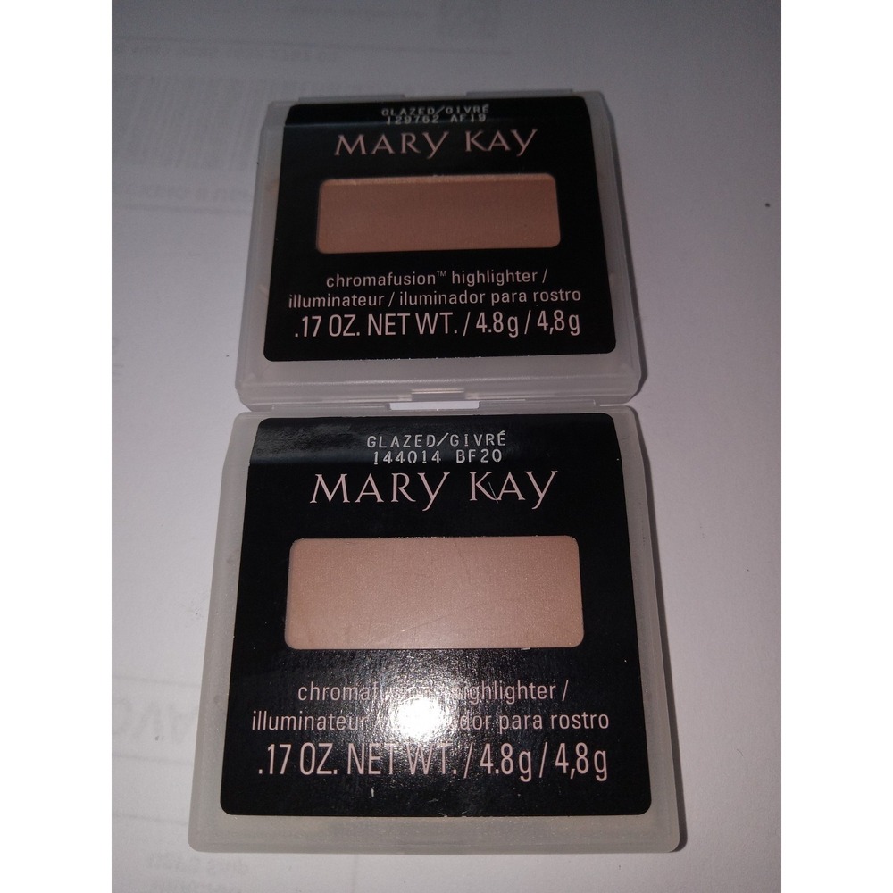 3 FOR $25 Lot of 2‎ Mary Kay Chromafusion Highlighter GLAZED #144014 0.17
